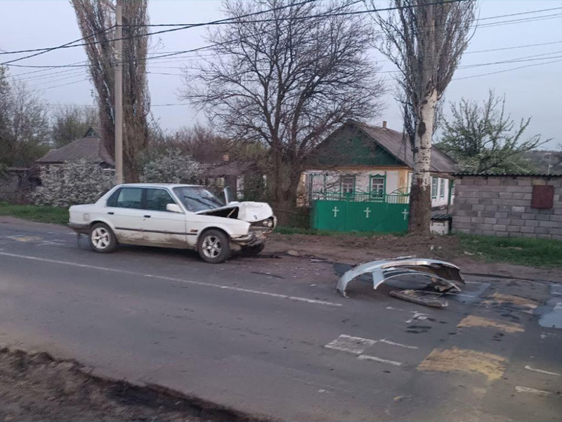 В Донецке нетрезвый водитель совершил ДТП.