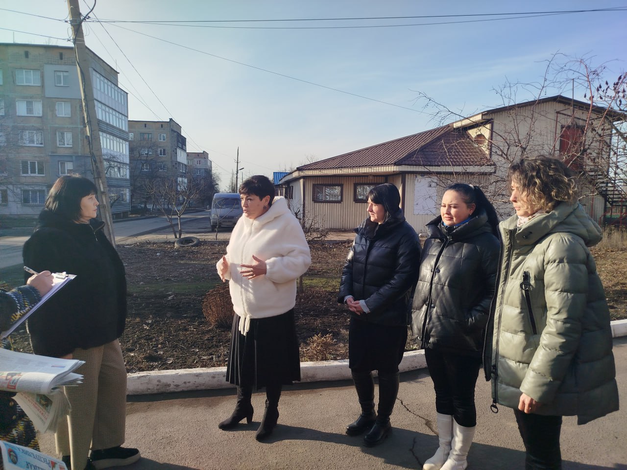 Оксана Козлова провела сход граждан.