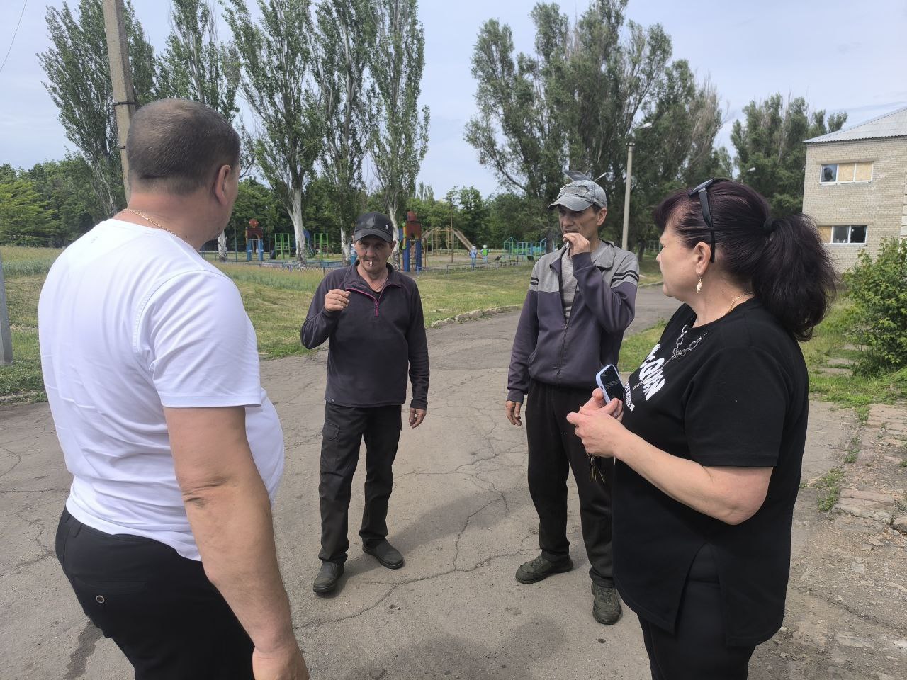Встреча с жителями.