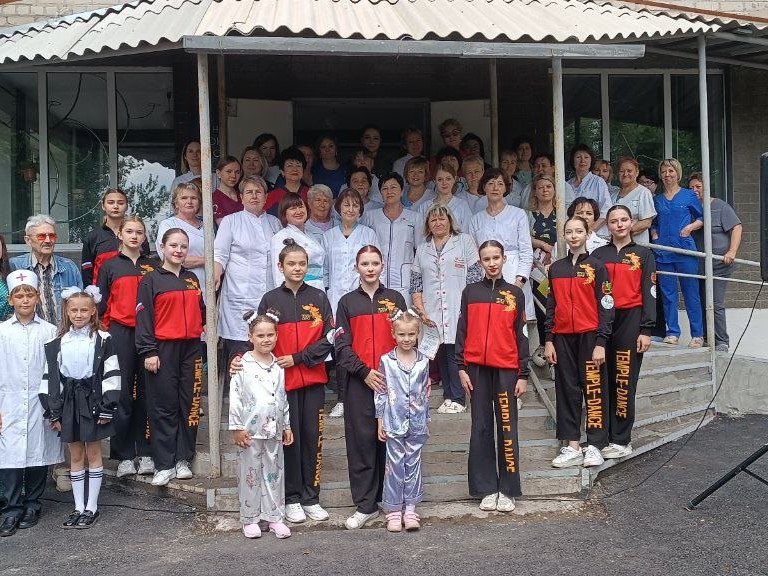 Торжественный концерт в Центральной Городской Больнице.